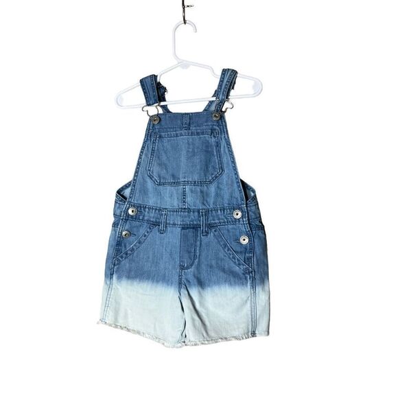 Oshkosh B’Gosh Girls Short Overalls Size 4 - Picture 1 of 5
